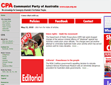 Tablet Screenshot of cpa.org.au