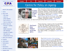 Tablet Screenshot of cpa.org.uk